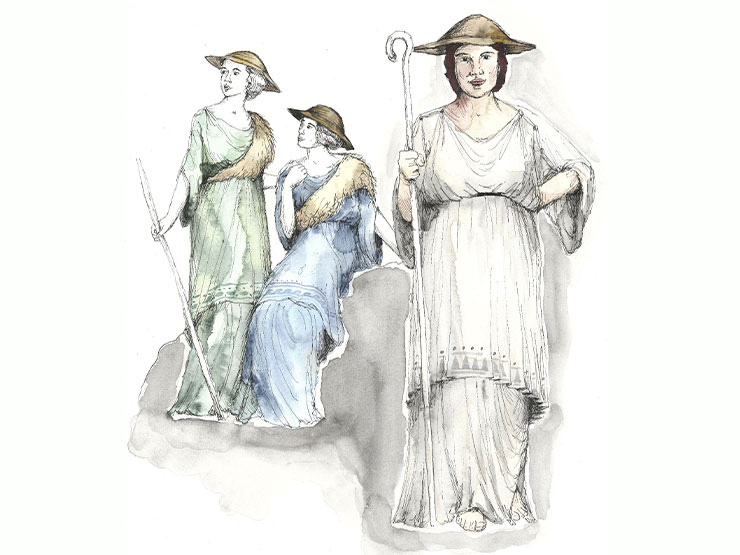 Figurinen Ariadne auf Naxos (c) Alexander Djurkov Hotter